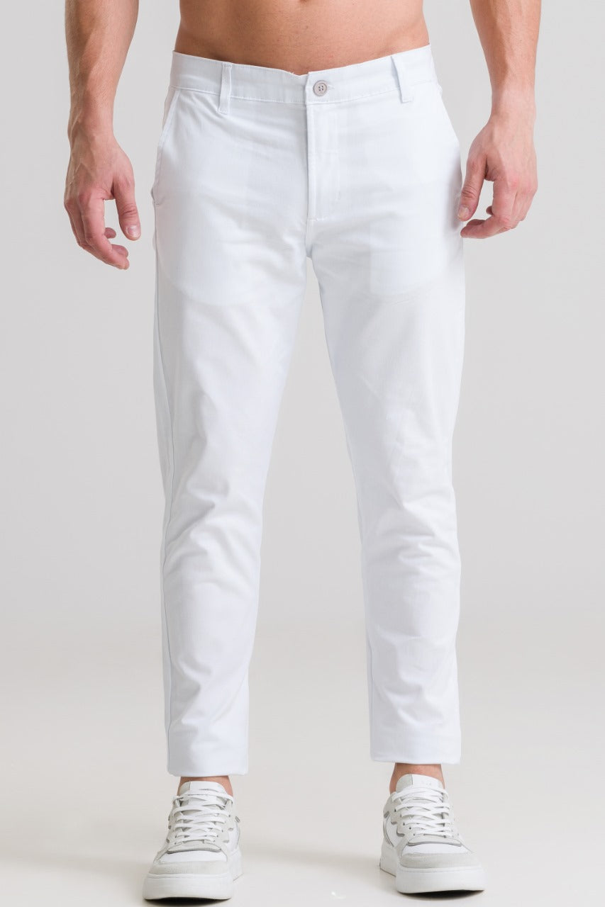 CALÇA SARJA BRANCA-MIOCHE