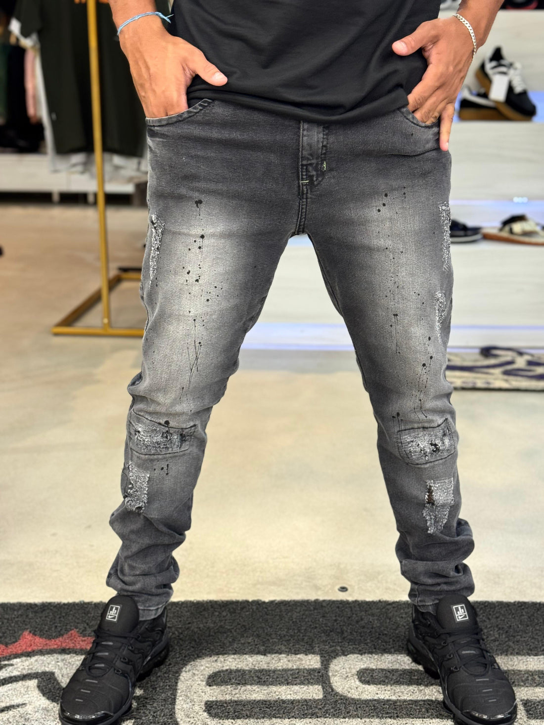 CALÇA JEANS MODELO JOGADOR