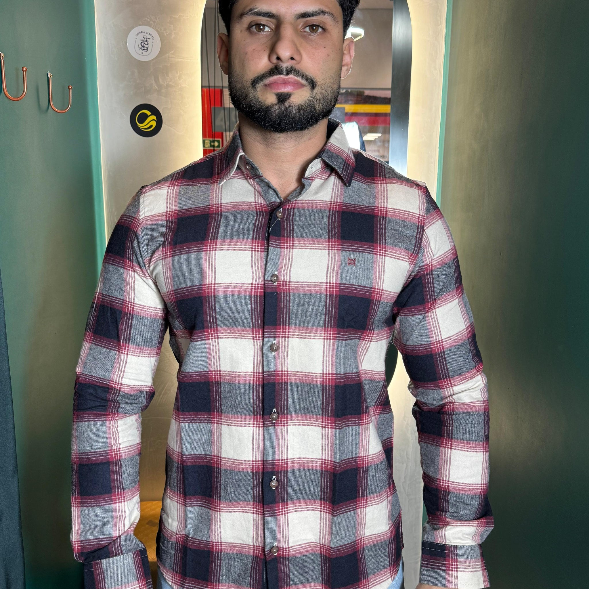CAMISA MANGA LONGA XADREZ MIOCHE