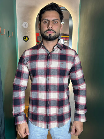 CAMISA MANGA LONGA XADREZ MIOCHE