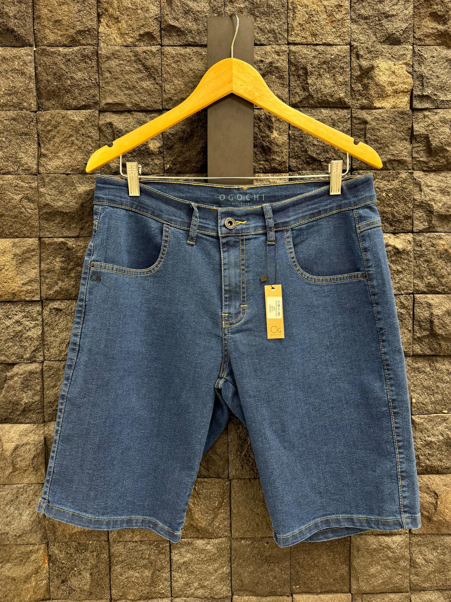 BERMUDA ESSENCIAL JEANS  CLARO OGOCHI