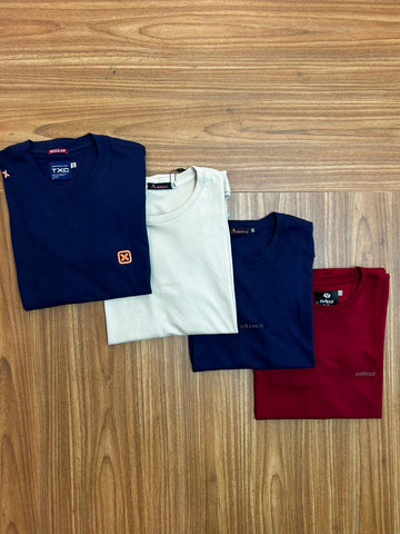 PACK DE 4 CAMISETAS MULTIMARCAS