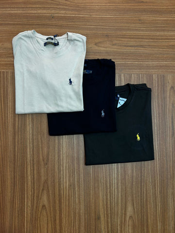 PACK DE 3 CAMISETA BASICA POLO RALPH LAUREN