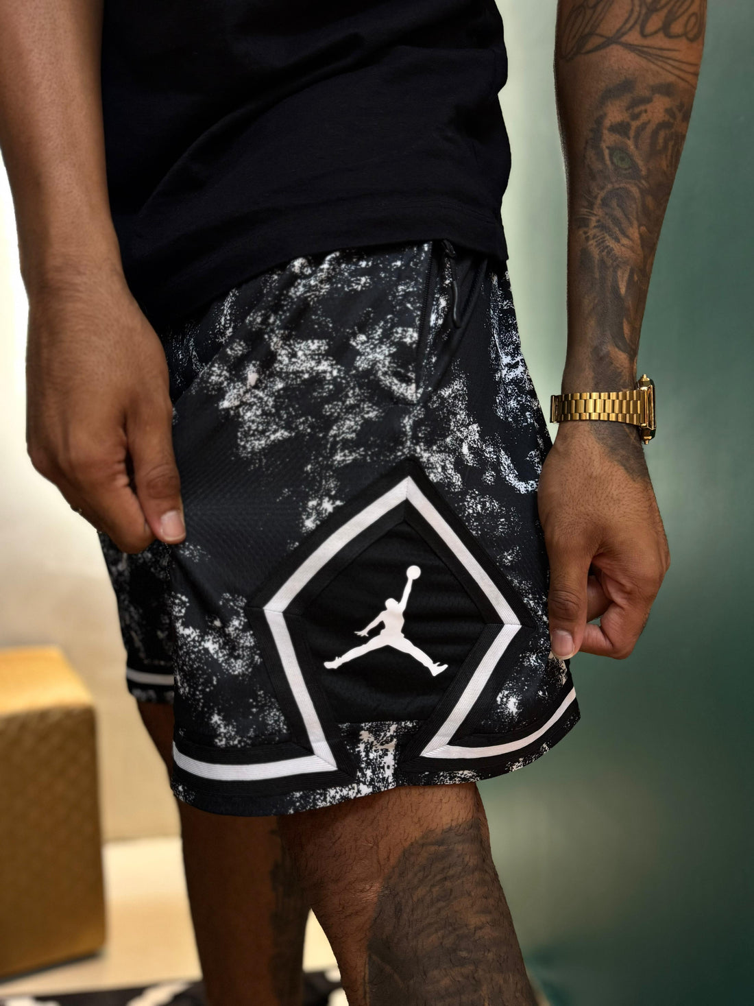 BERMUDA JORDAN PRETO/BRANCO