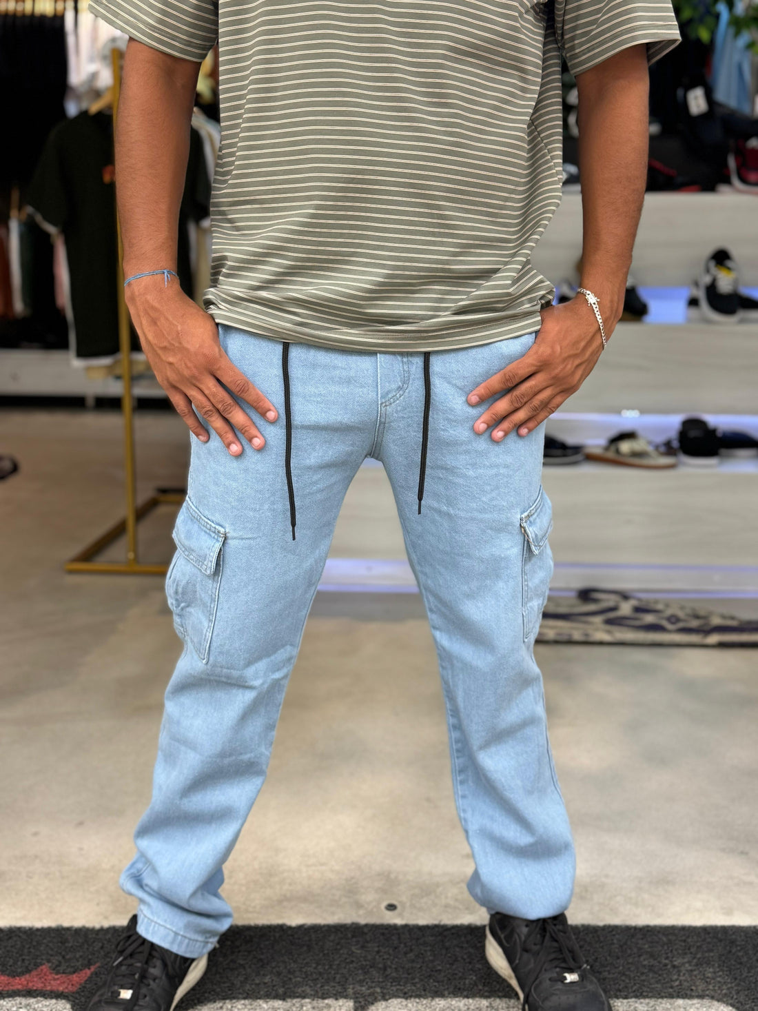 Calça Cargo Reta 34984