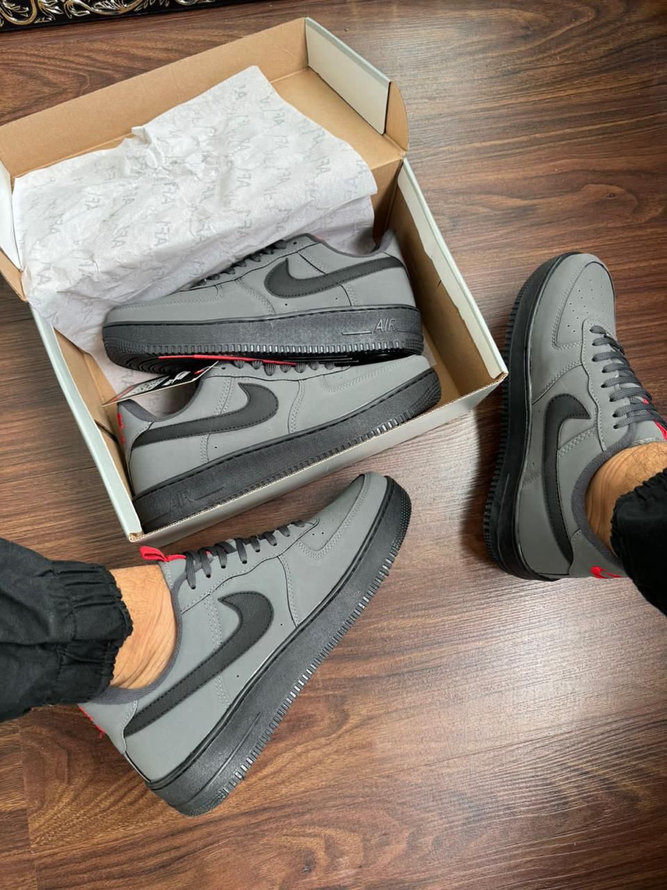 Tênis AIR force 1- chumbo