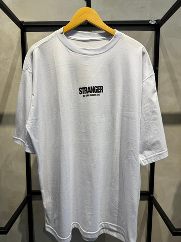 CAMISA BASICA MALHÃO STRANGER BRANCA