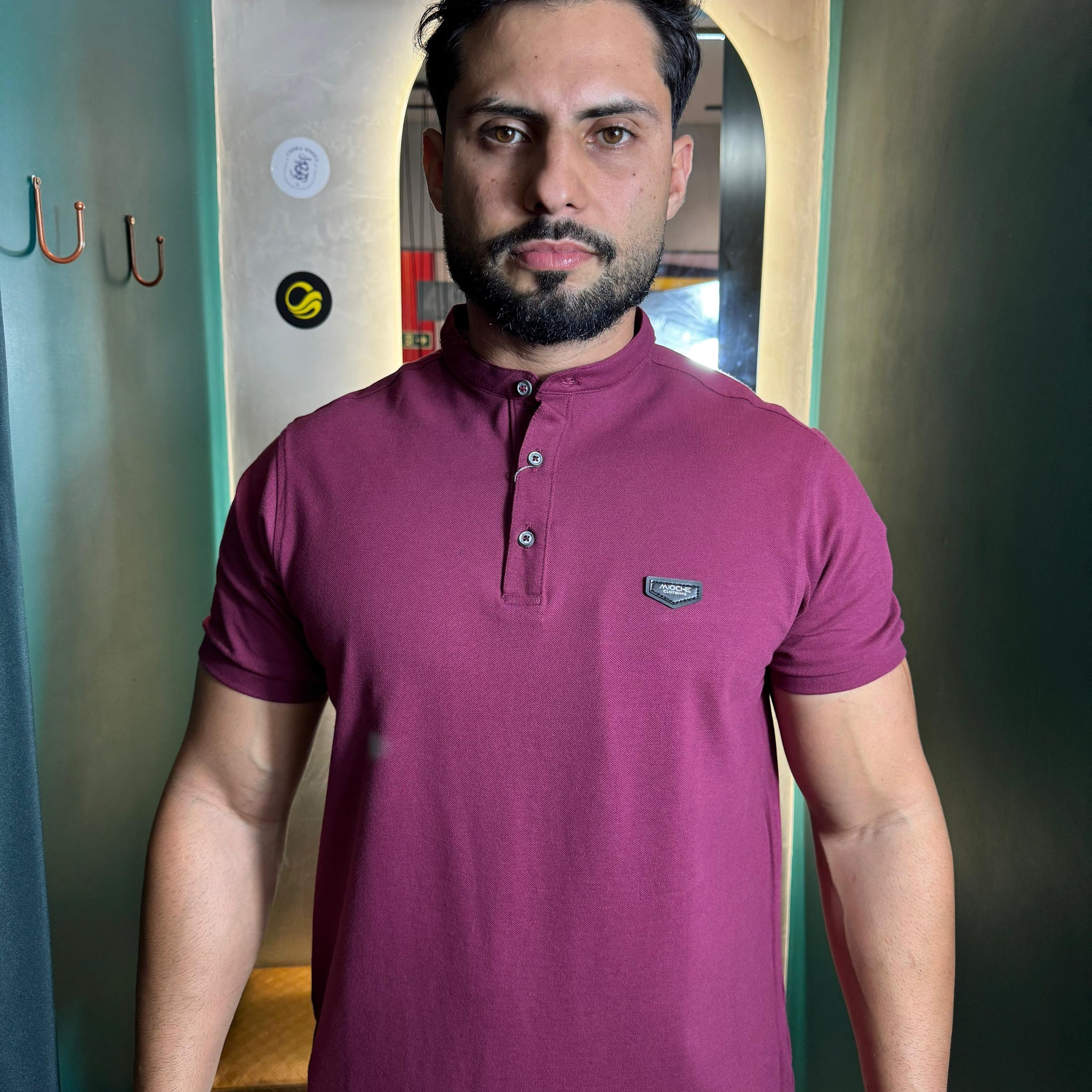 CAMISA GOLA POLO PIQUET SUED BORDO