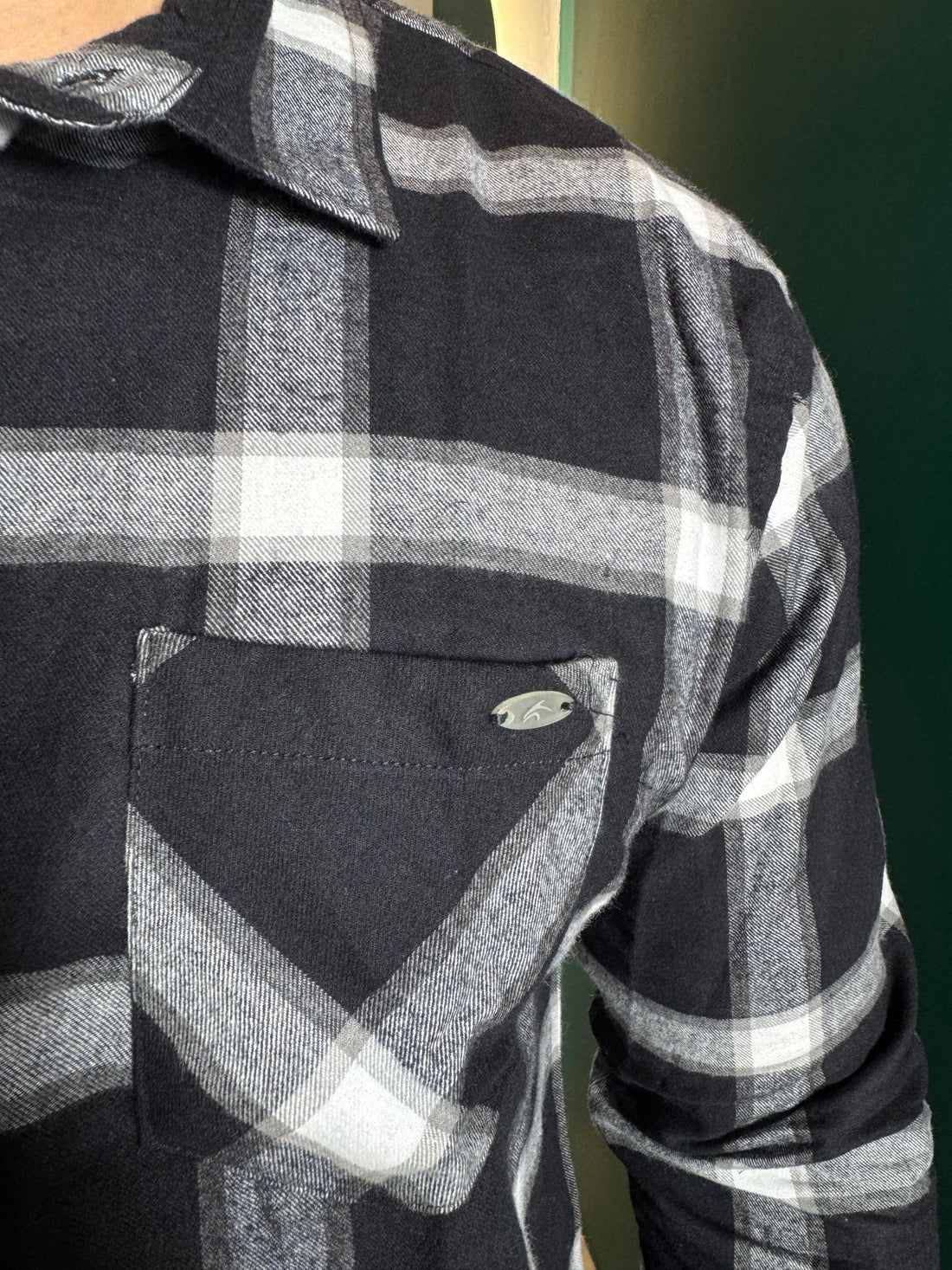 CAMISA MANGA LONGA XADREZ MARESIA PRETO