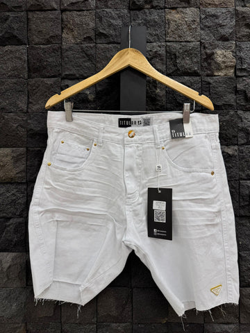 BERMUDA TITULAR JEANS BRANCA 373