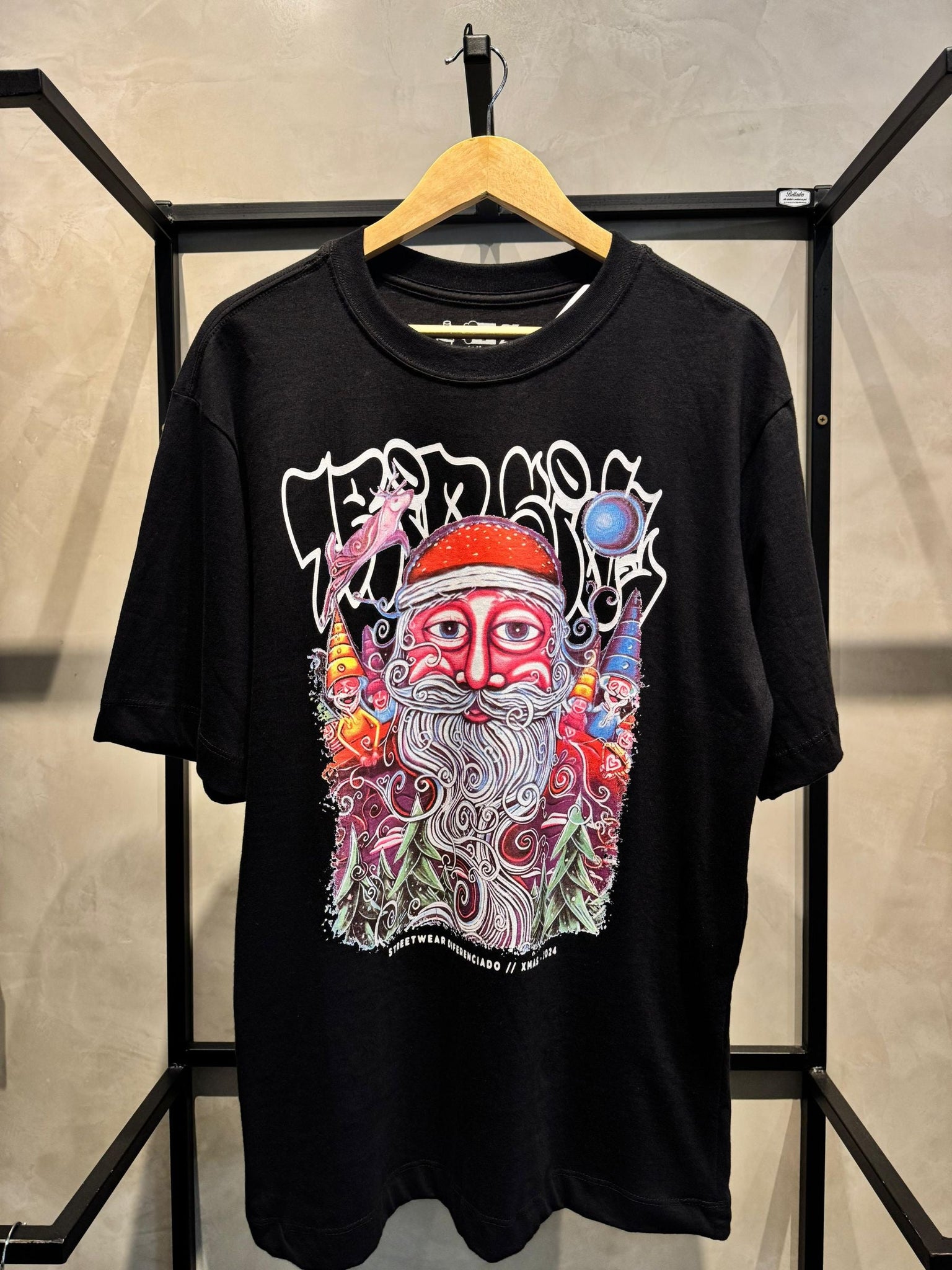 CAMISETA EDIÇAO ESPECIAL NATAL PRETA