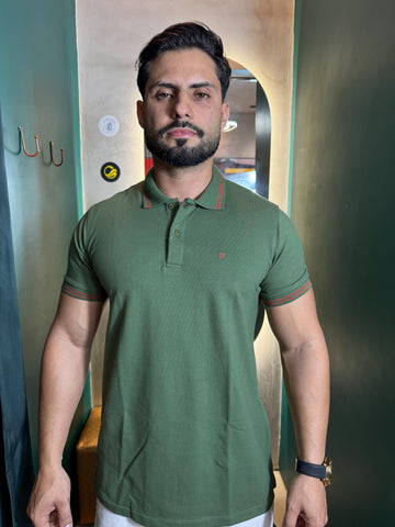 CAMISA GOLA POLO PIQUET-VERDE MUSGO