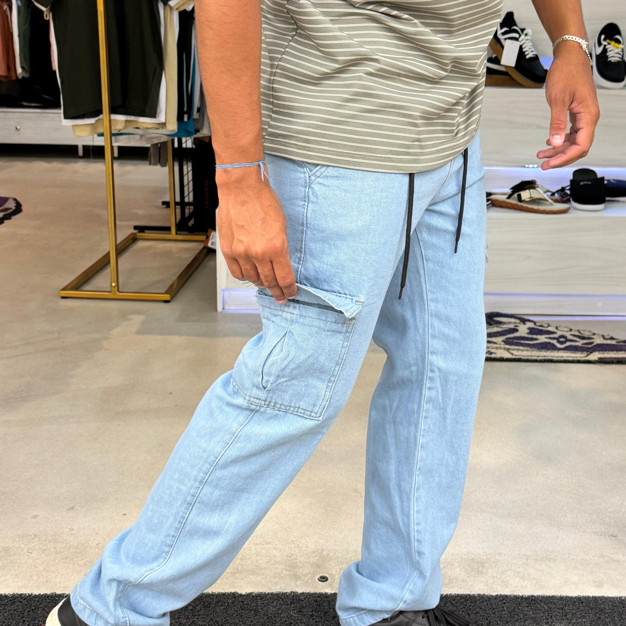 Calça Cargo Reta 34984